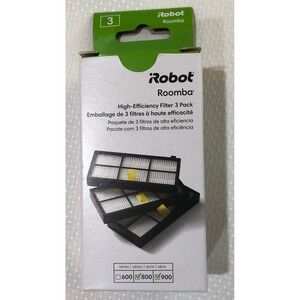 GENUINE iRobot Roomba High Efficiency HEPA Filter 3 Pack, Series 800, 900